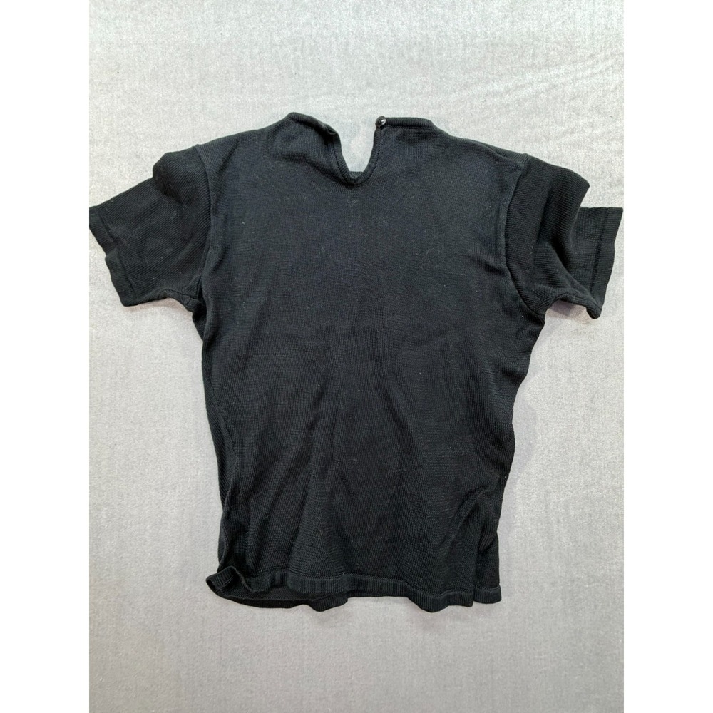 Anne Klein II Women Short‎ Sleeve Sweater Shirt Black Small